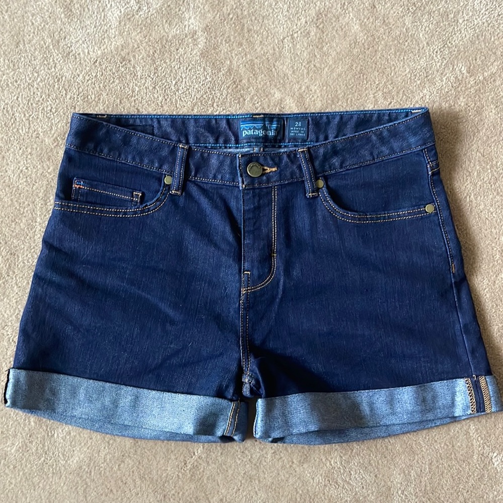 Patagonia women’s denim jean shorts 28 NEW